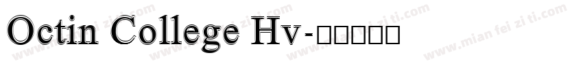 Octin College Hv字体转换